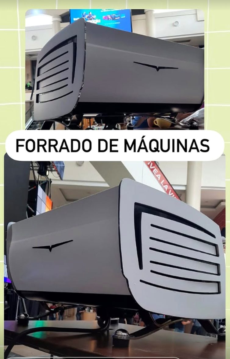 Forrado de maquinas con vinil